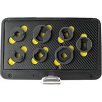 Threaded Leaf Spring Shackle Pin Remover & Installation Master Set, 7 Pieces, 1/2" Drive Size Fastek