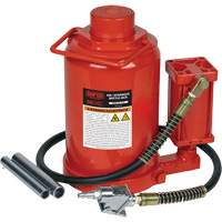 Standard Height Bottle Jack, 50 Ton(s), Air Hydraulic, 19" Raised Height Fastek