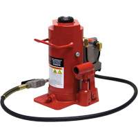 Standard Height Bottle Jack, 20 Ton(s), Air Hydraulic, 20-1/2" Raised Height Fastek