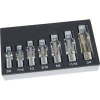 SAE Flare Nut Socket Set with Foam Tray, 7 Pieces, 3/8" Drive Size Fastek