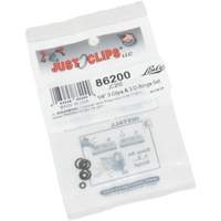 Jeu de clips et joints toriques de 1/4 po Fastek