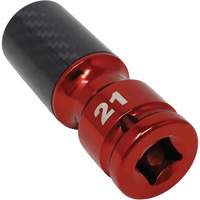 Metric Lug Socket with Carbon Fiber Sleeve Fastek