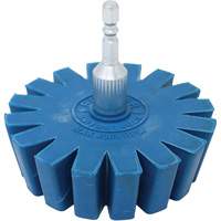 Conical Gear Eraser Wheel with Quick-Connect Arbor Adapter Fastek