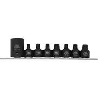 Pickup Truck Bed Bolt Socket/Bit Set, 8 Pieces, 1/2"/3/8" Drive Size Fastek