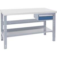 Industrial Duty Workbench, 72" W x 30" D x 34" H, 1000 lbs. Capacity Fastek