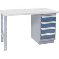 Industrial Duty Workbench, 30" W x 72" D x 34" H, 1000 lbs. Capacity Fastek