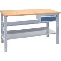 Industrial-Duty Workbench, 1000 lbs Cap., 72" W x 30" D, 34" H Fastek