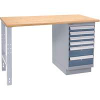 Industrial-Duty Workbench, 1000 lbs Cap., 72" W x 36" D, 34" H Fastek