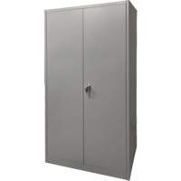 Armoire de rangement, Acier, 4 Tablettes, 78" h x 36" la x 24" P, Gris Fastek