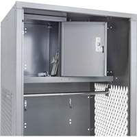 Gear Locker, Steel, 24" W x 24" D x 72" H, Grey FN468 | Fastek