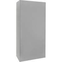 Wardrobe Storage Cabinet, Steel, 36" W x 18" D x 72" H, Grey Fastek