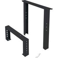 Industrial Duty Leg for Workbench, Steel, 24" D x 34" H, Single Fastek