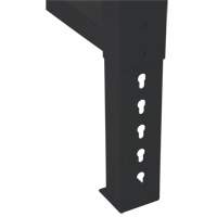 Industrial Duty Leg for Workbench, Steel, 30" D x 34" H, Single Fastek