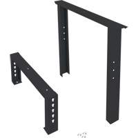 Industrial Duty Leg for Workbench, Steel, 30" D x 34" H, Single Fastek