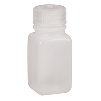 Easy-Grip Space-Saver Bottles, Square, 2 oz., Plastic Fastek