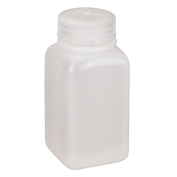 Easy-Grip Space-Saver Bottles, Square, 6 oz., Plastic HB015 | Fastek