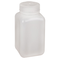 Easy-Grip Space-Saver Bottles, Square, 16 oz., Plastic HB017 | Fastek