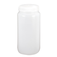Wide-Mouth Bottles, Round, 1 gal., Plastic HB038 | Fastek
