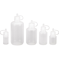 Narrow-Mouth Bottles, Round, 1/2 oz., Plastic HB233 | Fastek