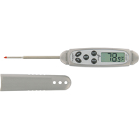 Waterproof Stem Thermometer, Contact, Digital, -40.0-450.0°F (-40.0-230.0°C) IA542 | Fastek