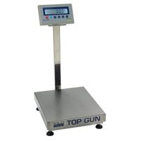 Top Gun Electronic Platform Scales, 18" L x 12" W, 150 lbs. Capacity Fastek