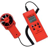 Anémomètre et thermomètre TMA10A, Sans enregistrement des données, Gamme de vélocité d'air de 0,4 - 25 m/sec IC067 | Fastek