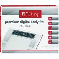Premium Digital Body Fat Scale, 441 lbs. Cap., 100 g Graduations Fastek