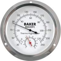 Dial Thermo-Hygrometer, 0% - 100% RH, 30 - 250°F (0 - 120°C) IC683 | Fastek