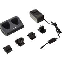 2-Bay Battery Charger for T6xx & T1K Series Fastek