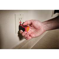 D&eacute;tecteur de tension et testeur de prise DDFT, 50 V - 1000 V, Alerte Affichage & son Fastek