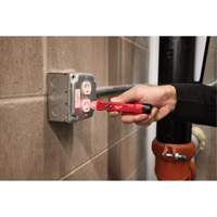 D&eacute;tecteur de tension avec DEL et testeur de prise DDFT, 50 V - 1000 V, Alerte Affichage & son Fastek