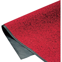 ColorStar Matting, Wiper, 3' x 5' x 3/8", Red/Black Fastek