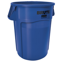 Brute&reg; Round Containers, Bulk, Polyethylene, 44 US gal. Fastek