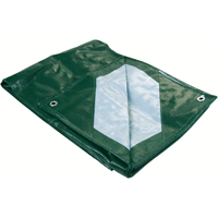 Tarp, Heavy-Duty, Green, 10' x 8' x 9 mils Fastek