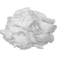 Wiper, Cotton/Polyester, White, 20 lbs. Fastek