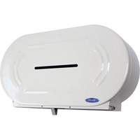 Twin Jumbo Toilet Paper Dispenser, Multiple Roll Capacity Fastek