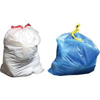 Sure-Tie&reg; Garbage Bags, Strong, 33" W x 38" L, 0.9 mils, Clear, 121.13 L (32 Gal.) Capacity Fastek