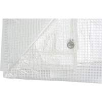 Clear Tarp, 12' x 10' x 8 mils Fastek