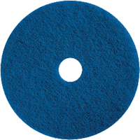 Floor Maintenance Pads, 15", Cleaning/Scrubbing, Blue Fastek