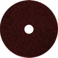 Floor Maintenance Pads, 17", Stripping, Brown Fastek