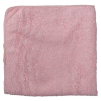Chiffon de nettoyage pour travaux l&eacute;gers, Microfibre, Rouge Fastek