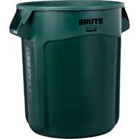 Vented Brute&reg; Waste Container, Plastic, 20 US gal. Fastek
