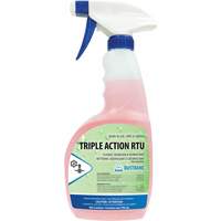 Action triple - nettoyant, d&eacute;graissant et d&eacute;sinfectant, 750 ml, Bouteille &agrave; g&acirc;chette Fastek