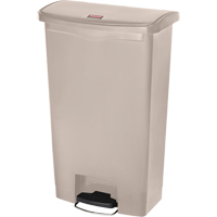 Slim Jim&reg; Waste Container, Resin, 18 US gal. Capacity Fastek