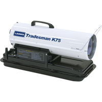 Tradesman&reg; Forced Air Heater, Fan, Kerosene, 75,000 BTU/H Fastek
