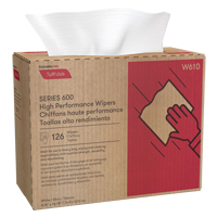 Pro Tuff-Job HP Interfold Popup Wipers, Heavy-Duty, 16-3/4" L x 9-3/4" W Fastek