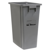 Recycling & Garbage Bin, Plastic, 16 US gal. JH485 | Fastek