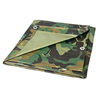 Tarp, Heavy-Duty, Camouflage, 6' x 8' x 6 mils JI319 | Fastek