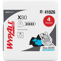 X80 Wipers, Heavy-Duty, 12-1/2" L x 12" W Fastek