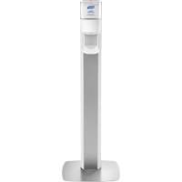Messenger ES6 Silver Panel Floor Stand with Dispenser Fastek